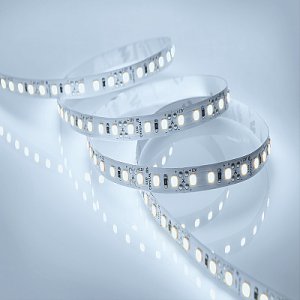 Светодиодная лента 2835 120 шт/м, 9.6Вт, 12В, IP20, белая