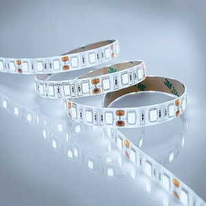 Светодиодная лента 5050 60 шт/м, 14.4Вт, 12В, IP44, белая