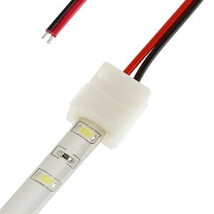 Коннектор с проводом для герметичной ленты 2835 шириной 8мм IP44