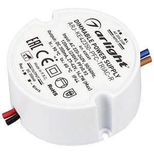 Блок питания ARJ-KE42350-PFC-TRIAC-R (15W, 350mA) (Arlight, IP44 Пластик, 5 лет)