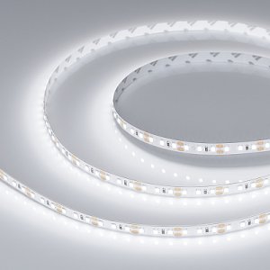 Светодиодная лента RT-A120-8mm 12V White6000 (14.4 W/m, IP20, 2835, 5m) (Arlight, Открытый)