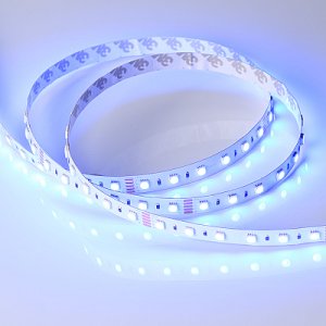 Светодиодная лента RT-B60-12mm 24V RGBW-Warm-4-in-1 (19.2 W/m, IP20, 5060, 5m) (Arlight, Открытый)