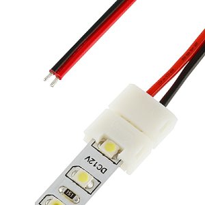 Коннектор с проводом для светодиодной ленты 3528 шириной 8мм IP20