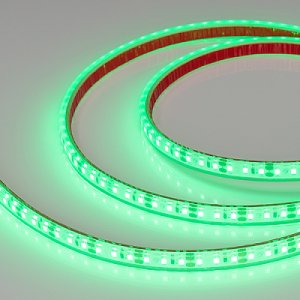 Светодиодная лента герметичная RTW-PFS-A120-11mm 12V Green (9.6 W/m, IP68, 2835, 5m) (Arlight, 9.6 Вт/м, IP68)