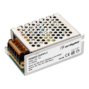 Блок питания ARS-35-12 (12V, 3A, 35W) (Arlight, IP20 Сетка, 2 года)