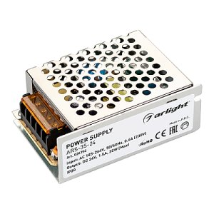 Блок питания ARS-35-24 (24V, 1.5A, 35W) (Arlight, IP20 Сетка, 2 года)