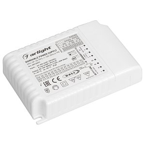 Блок питания ARJ-SP-30-PFC-1-10V-DALI2-PD (30W, 300-900mA) (Arlight, IP20 Пластик, 5 лет)