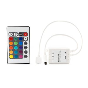 RGB контроллер с пультом ИК 12V/24V 72W/144W