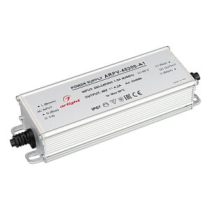 Блок питания ARPV-48200-A1 (48V, 4.2A, 200W) (Arlight, IP67 Металл, 3 года)