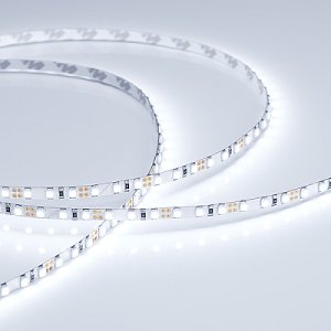Светодиодная лента RT-A120-5mm 12V Cool 8K (9.6 W/m, IP20, 2835, 5m) (Arlight, 9.6 Вт/м, IP20)