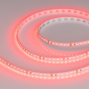 Светодиодная лента RT-A120-8mm 24V Red (9.6 W/m, IP20, 2835, 5m) (Arlight, 9.6 Вт/м, IP20)