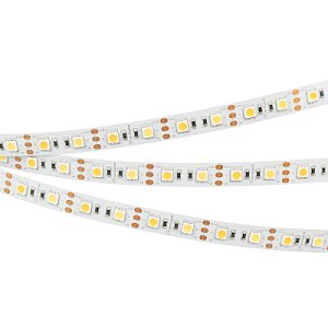 Светодиодная лента RT-B60-12mm 12V White-MIX (14.4 W/m, IP20, 5060, 5m) (Arlight, Изменяемая ЦТ)