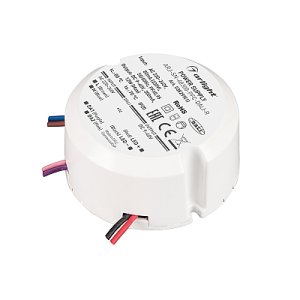 Блок питания ARJ-SN-40300-PFC-DALI-R (12W, 9-40V, 0.3A) (Arlight, IP20 Пластик, 3 года)