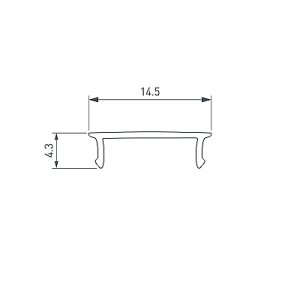 Экран SL-W15-2000 OPAL (Arlight, Пластик)
