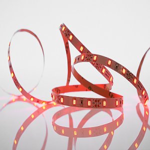 Светодиодная лента 2835 60 шт/м, 4.8Вт, 12В, IP20, красная