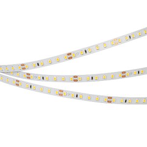 Светодиодная лента RT 2-5000 24V Cool 8K 2x (3528, 600 LED, LUX) (Arlight, 9.6 Вт/м, IP20)