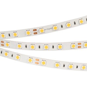 Светодиодная лента RT 2-5000 24V Warm2700 2x (5060, 300 LED, LUX) (Arlight, 14.4 Вт/м, IP20)