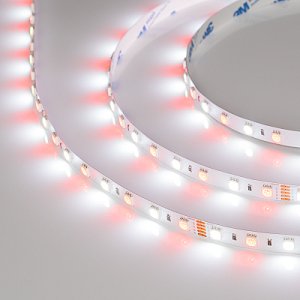Светодиодная лента RT-B60-10mm 24V RGBW-White (14.4 W/m, IP20, 5m) (Arlight, Открытый)