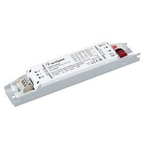 Блок питания ARJ-LG-20-LINEAR-PFC-HV (20W, 24-105V, 0.2-0.35A) (Arlight, IP20 Металл, 5 лет)
