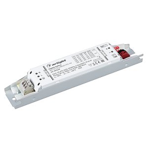 Блок питания ARJ-LG-40-LINEAR-PFC-HV (40W, 40-200V, 0.2-0.35A) (Arlight, IP20 Металл, 5 лет)