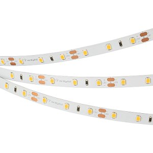 Светодиодная лента RT 2-5000 12V Warm2700 (3528, 300 LED, LUX) (Arlight, 4.8 Вт/м, IP20)