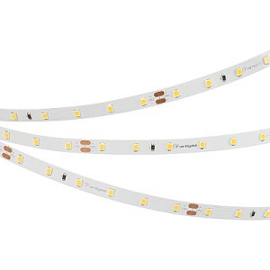 Светодиодная лента RT 2-5000 24V White6000 (3528, 300 LED, LUX) (Arlight, 4.8 Вт/м, IP20)